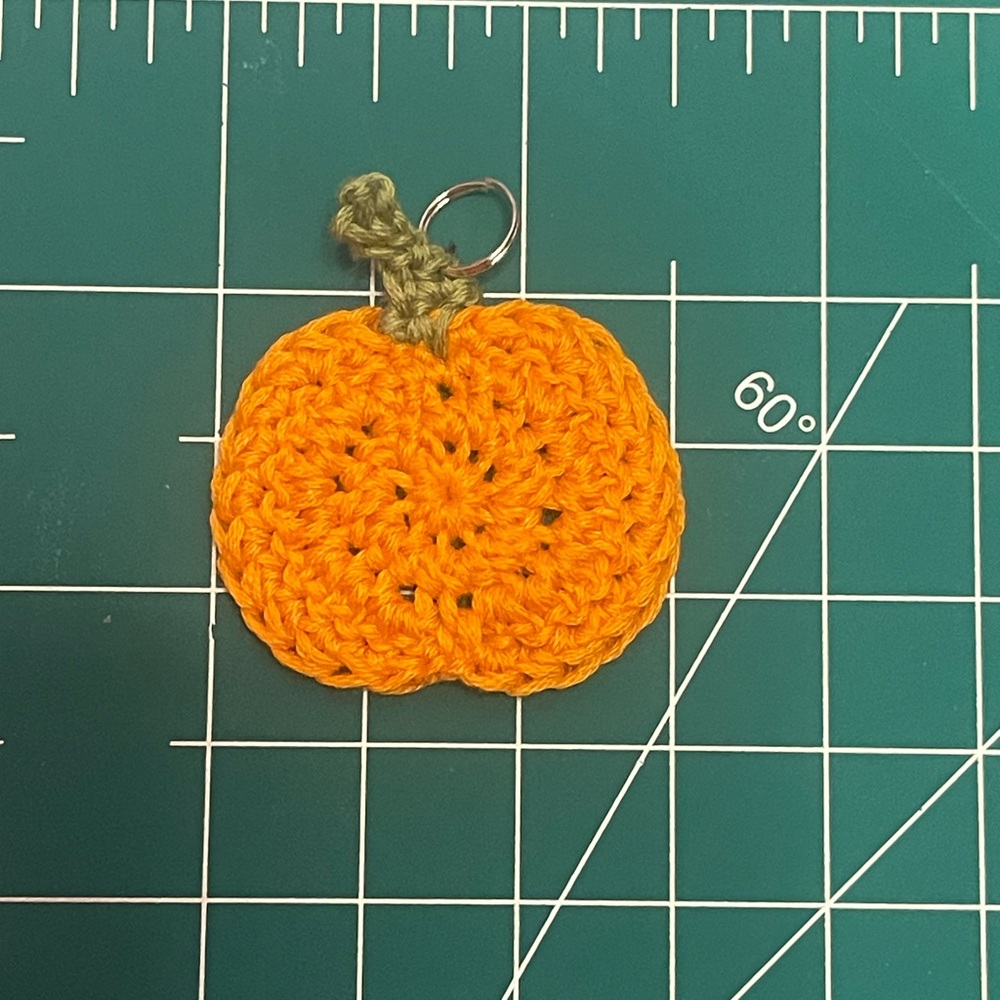 Pumpkin necklace charm